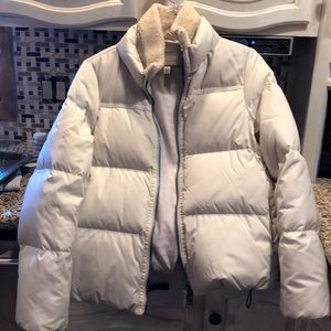 Coach Coat. Winter white, down filled. M